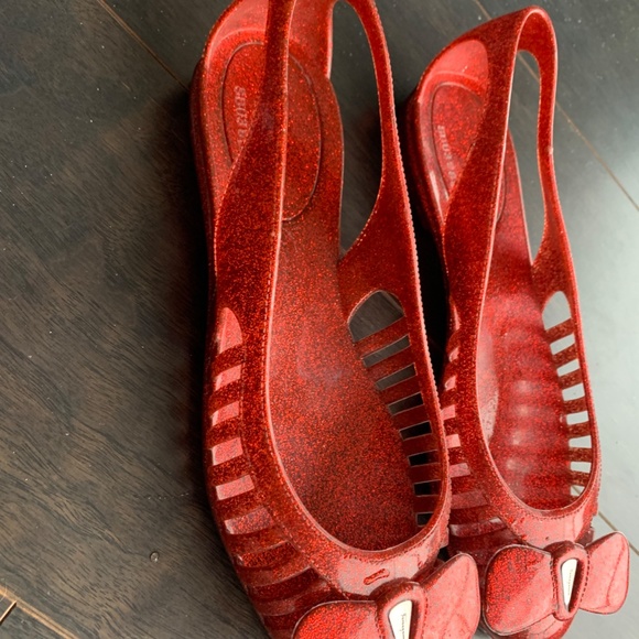 Salvatore Ferragamo Orange Jelly flats - Picture 4 of 4